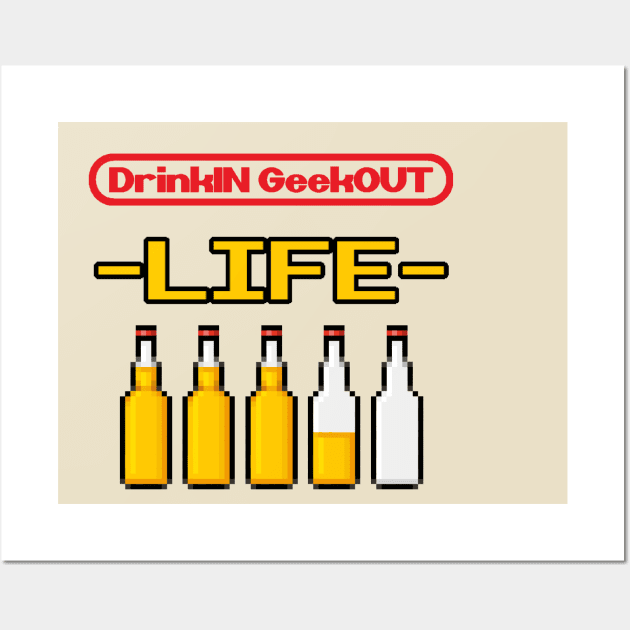 Beer is Life Wall Art by DrinkIN GeekOUT Armor Shop